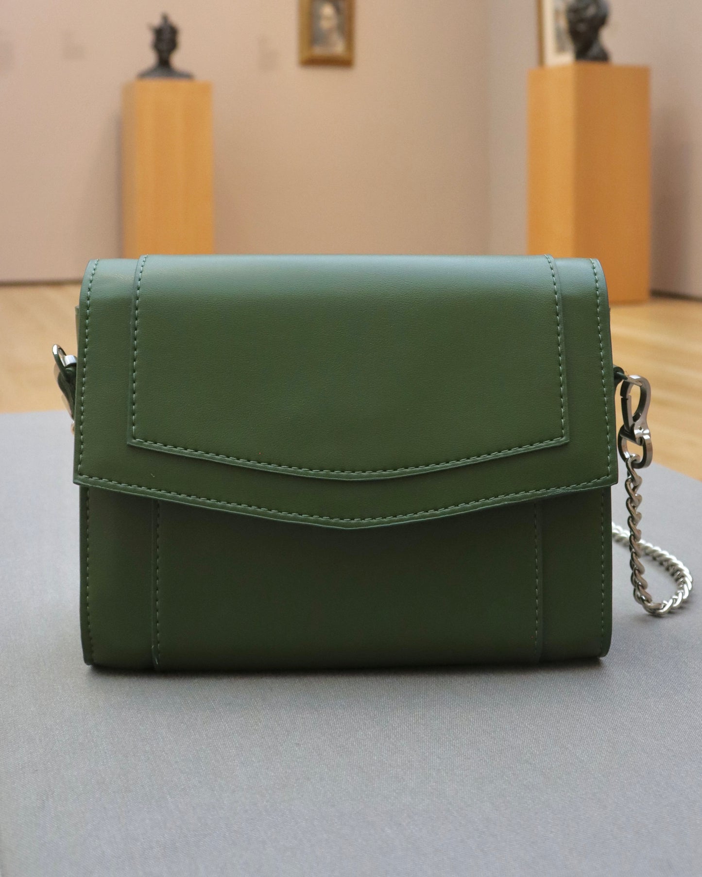 CACTUS LEATHER PURSE - STELLA CROSS BODY PURSE