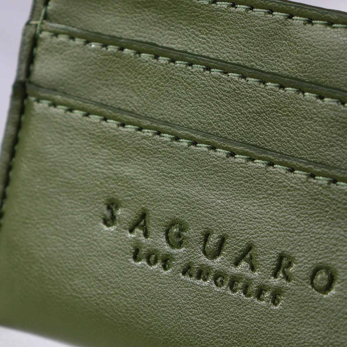 CACTUS LEATHER CARD HOLDER - FOREST CARD WALLET
