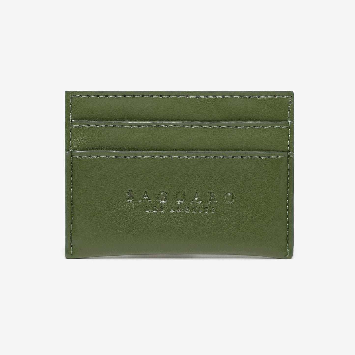 CACTUS LEATHER CARD HOLDER - FOREST CARD WALLET